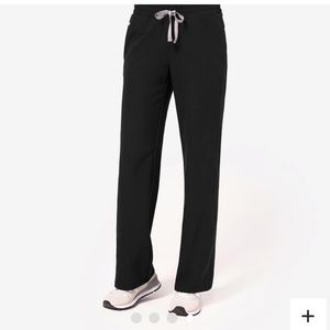 Figs black scrub bottoms XS